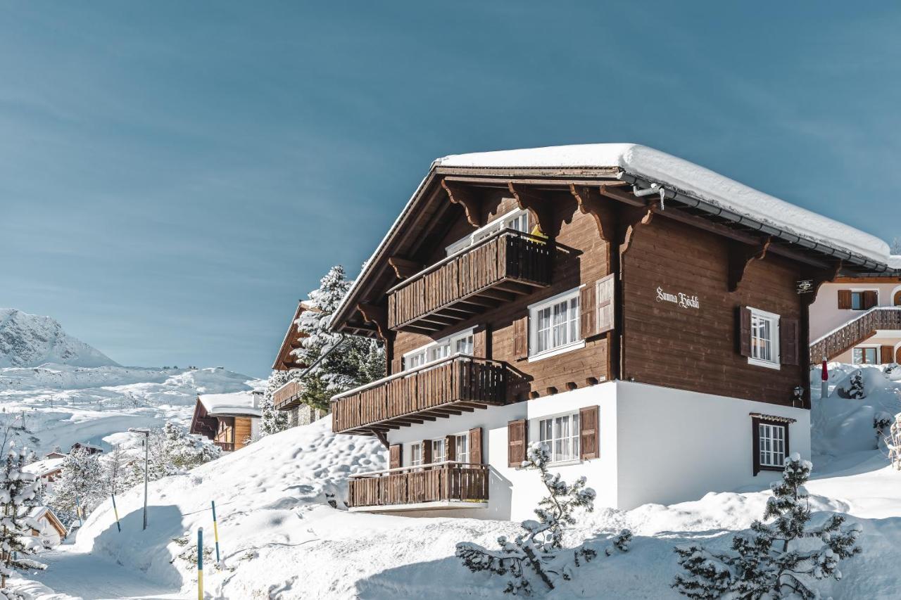 Chalet Sunna Hoeckli - Pistennah Und Ruhig Mit Panoramablick アローザ エクステリア 写真