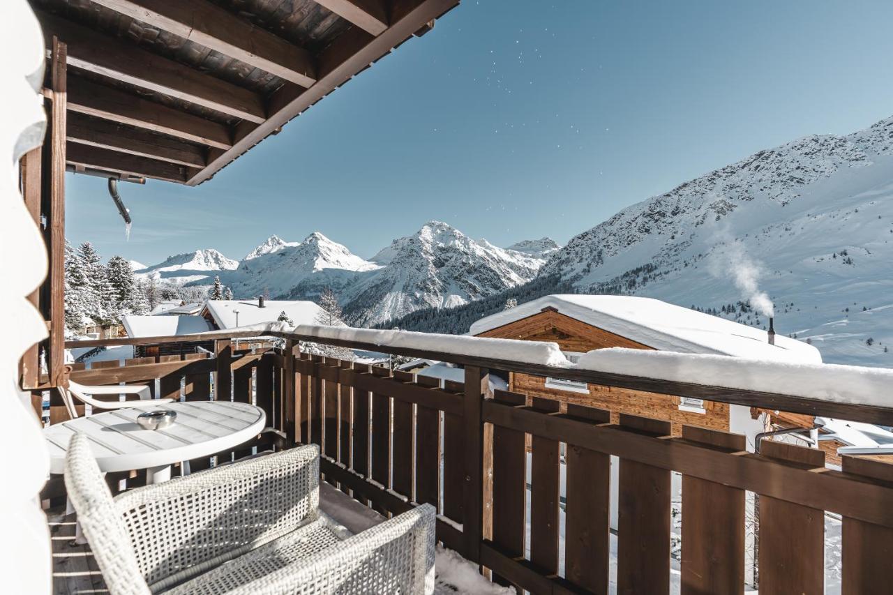 Chalet Sunna Hoeckli - Pistennah Und Ruhig Mit Panoramablick アローザ エクステリア 写真