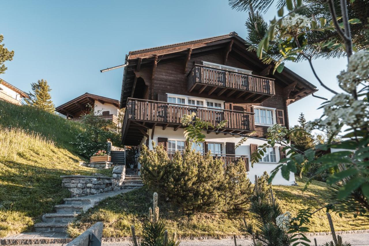 Chalet Sunna Hoeckli - Pistennah Und Ruhig Mit Panoramablick アローザ エクステリア 写真